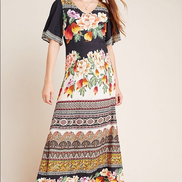 NWT Anthropologie Farm Rio Esmeralda Maxi XS - Picture 7 of 7